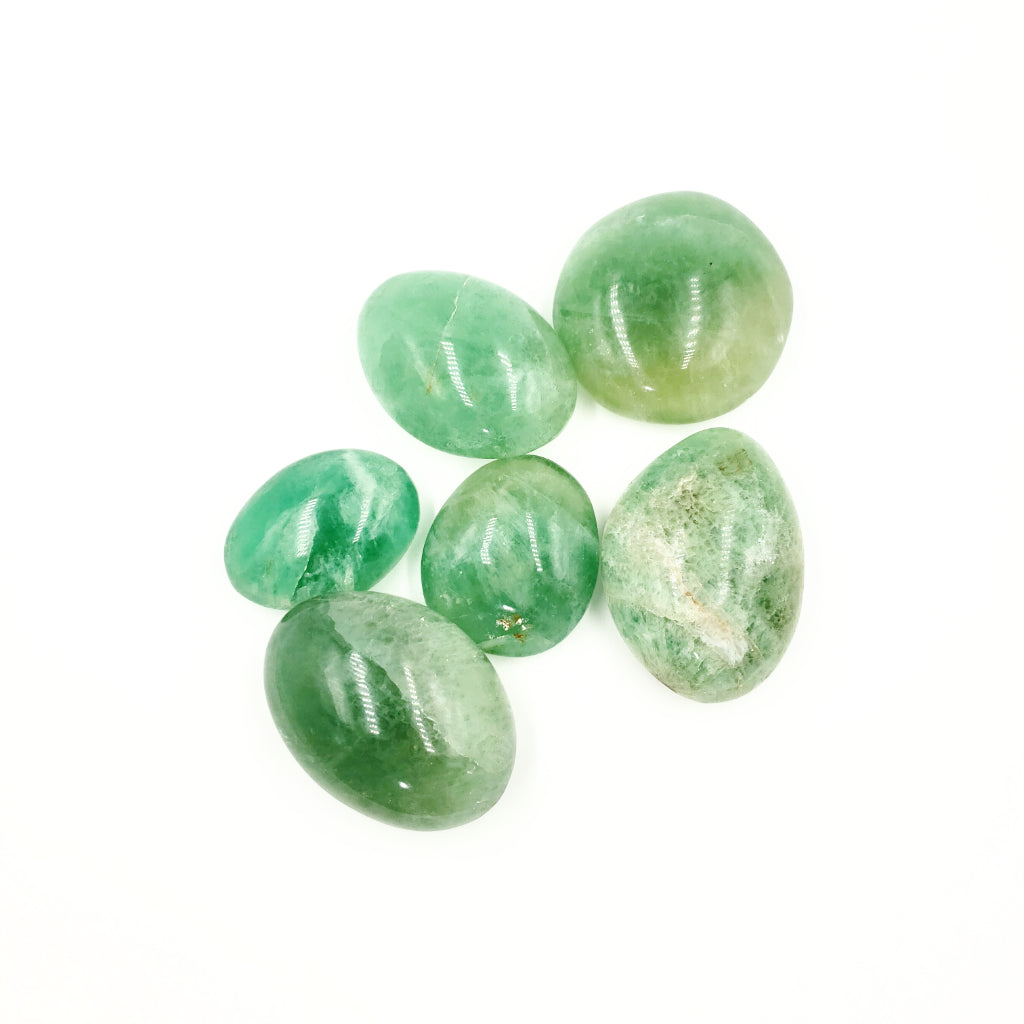 Green Fluorite Palm Stone Gallet - Elevated Metaphysical