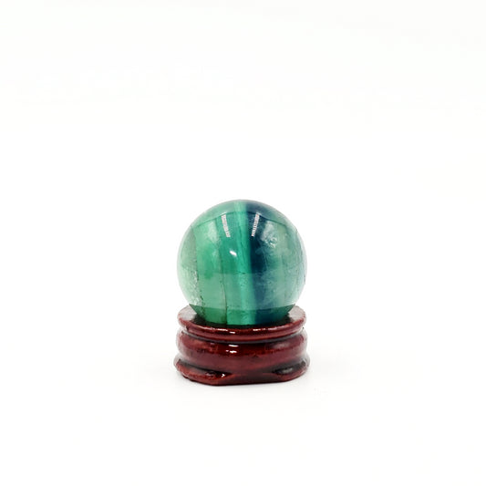 Rainbow Fluorite Sphere 30mm 45g - Elevated Metaphysical