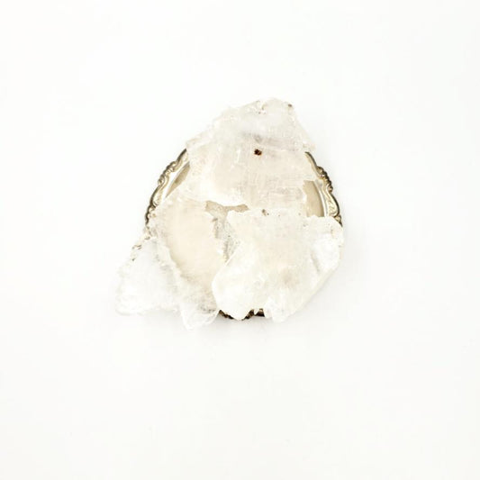 Selenite Fish Tail Angel Wings - Elevated Metaphysical