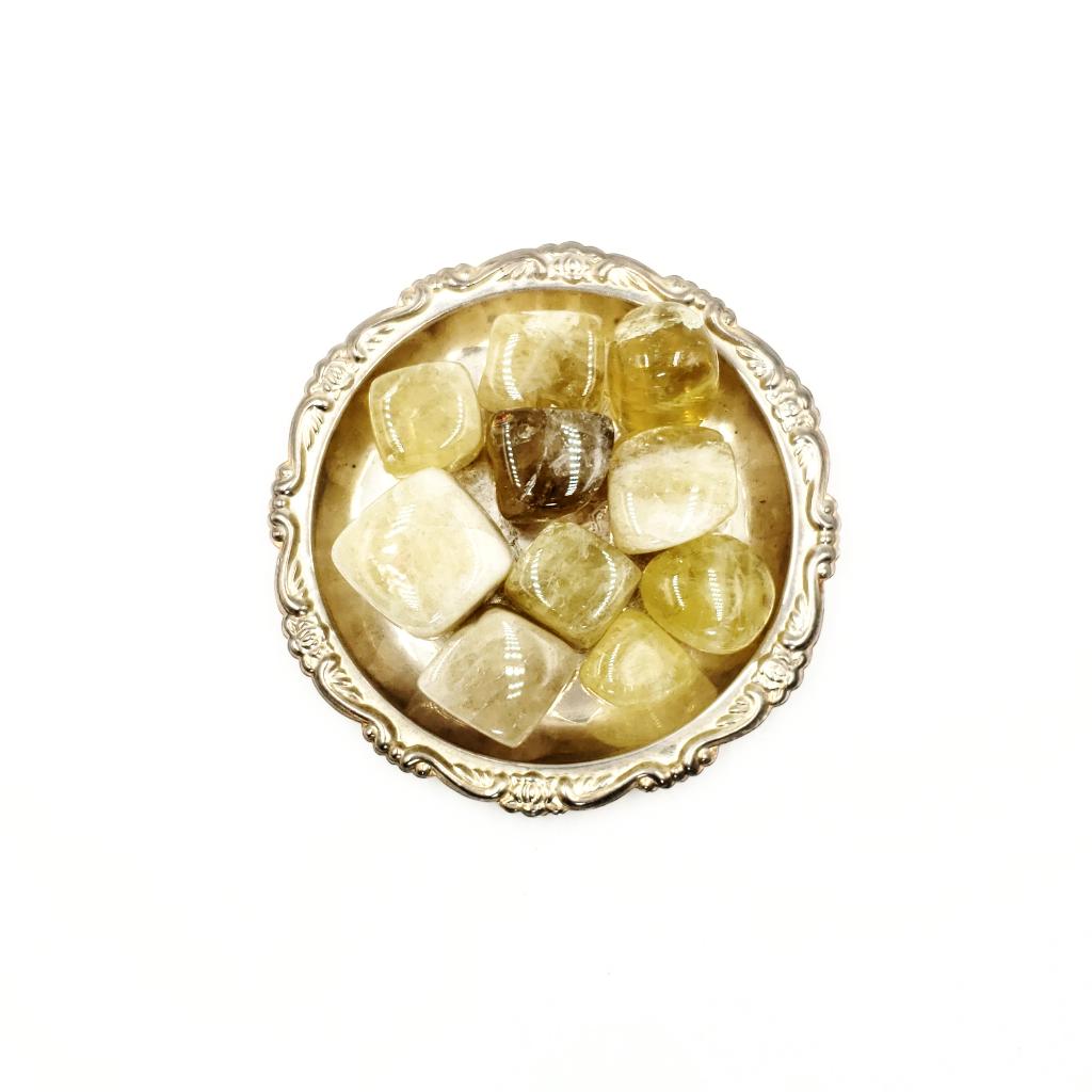 Citrine Tumbled Stone Natural Citrine Genuine Cirtine - Elevated Metaphysical