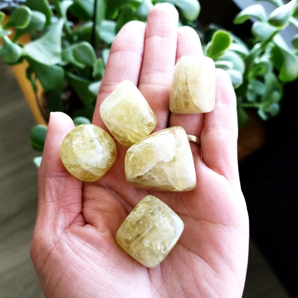 Citrine Tumbled Stone Natural Citrine Genuine Cirtine - Elevated Metaphysical