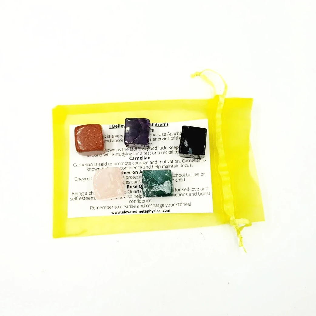 I Believe In Me - Children's Stone Set - Elevated Metaphysical