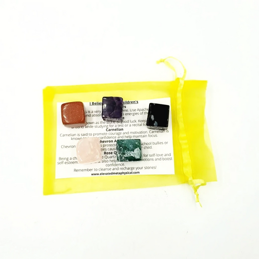 I Believe In Me - Children's Stone Set - Elevated Metaphysical