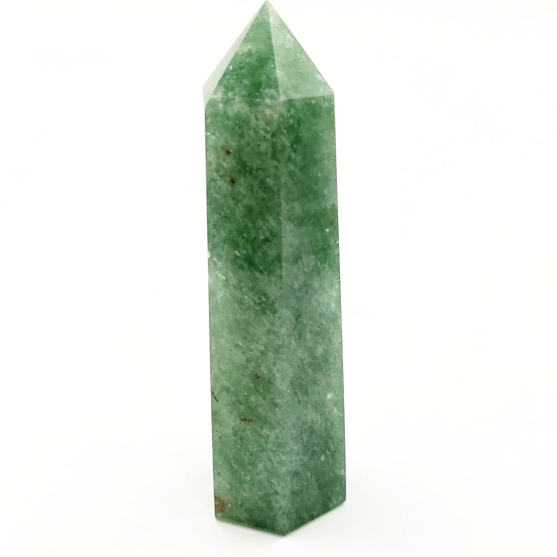 Green Strawberry Quartz Tower Point 90mm - Elevated Metaphysical