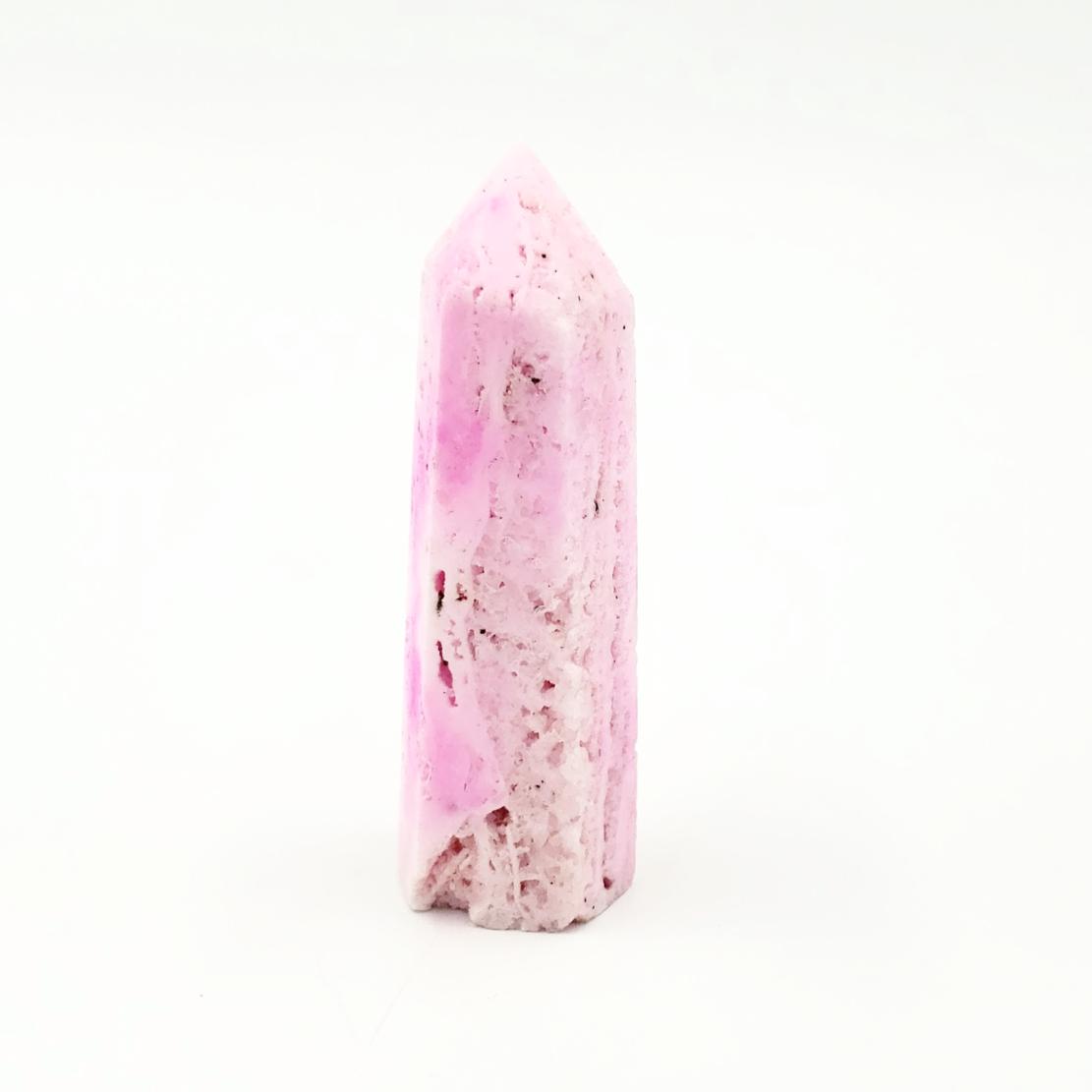 Pink Aragonite Tower Point 85-110mm - Elevated Metaphysical