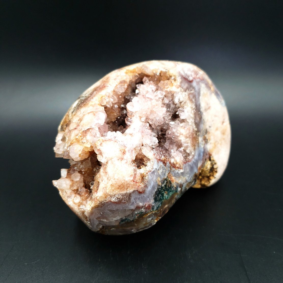Pink Amethyst Free Form Geode Polished 1kg 2.25lbs - Elevated Metaphysical