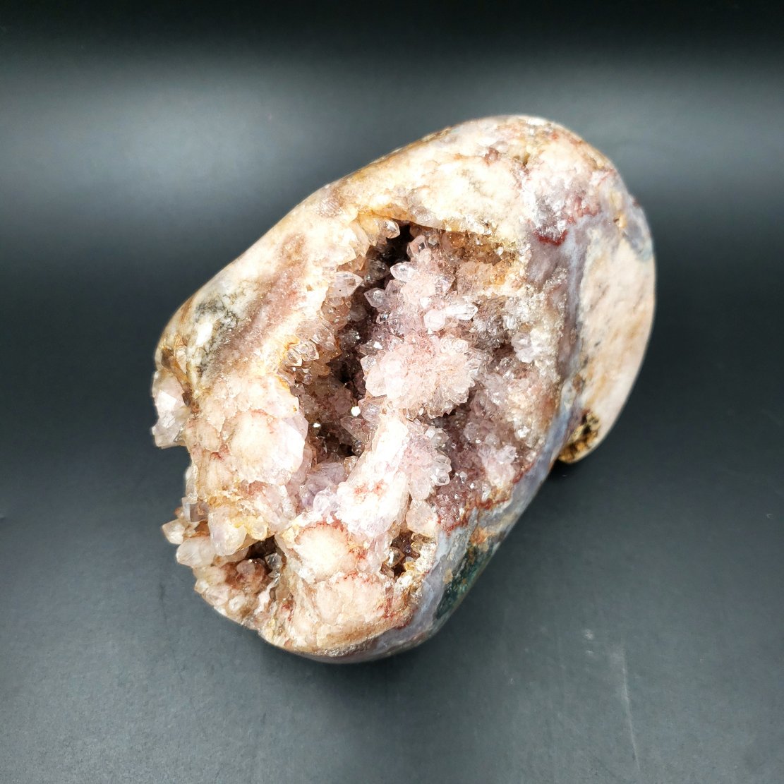 Pink Amethyst Free Form Geode Polished 1kg 2.25lbs - Elevated Metaphysical