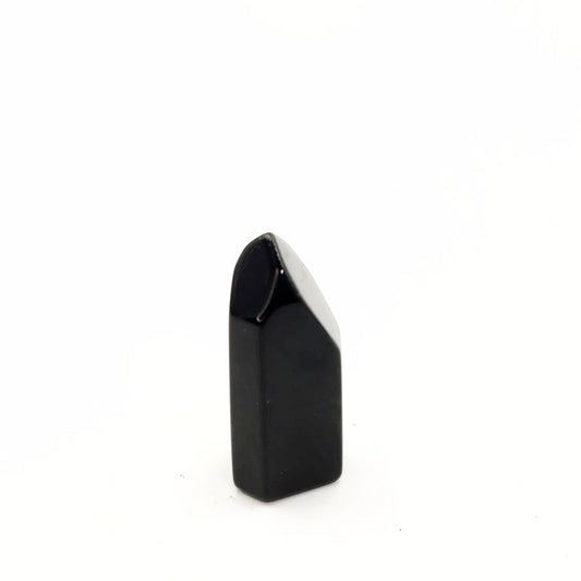 Black Obsidian Tower Mini Point - Elevated Metaphysical