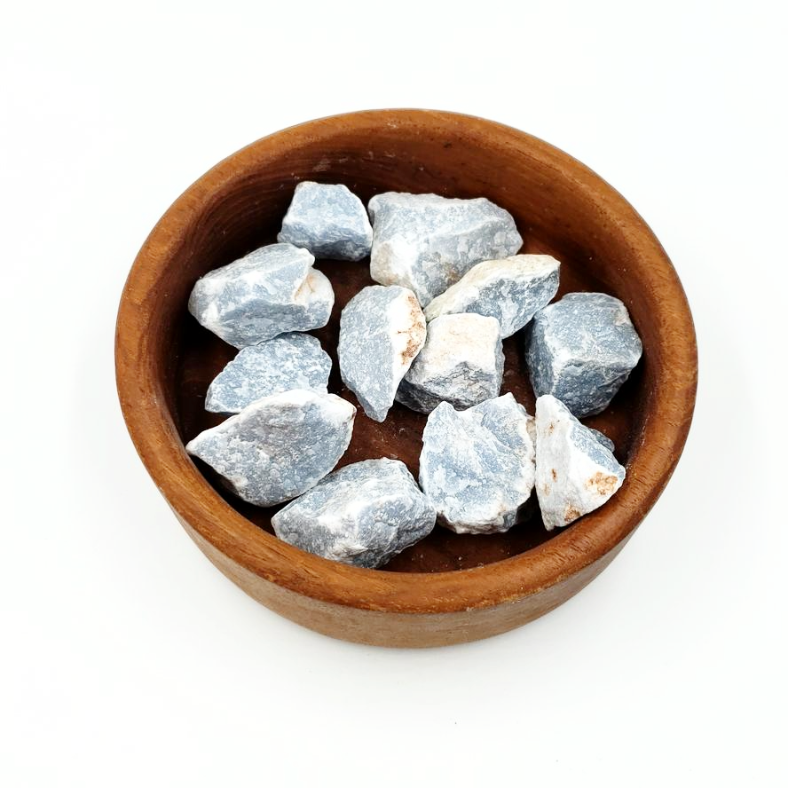 Angelite Rough Stone - Elevated Metaphysical