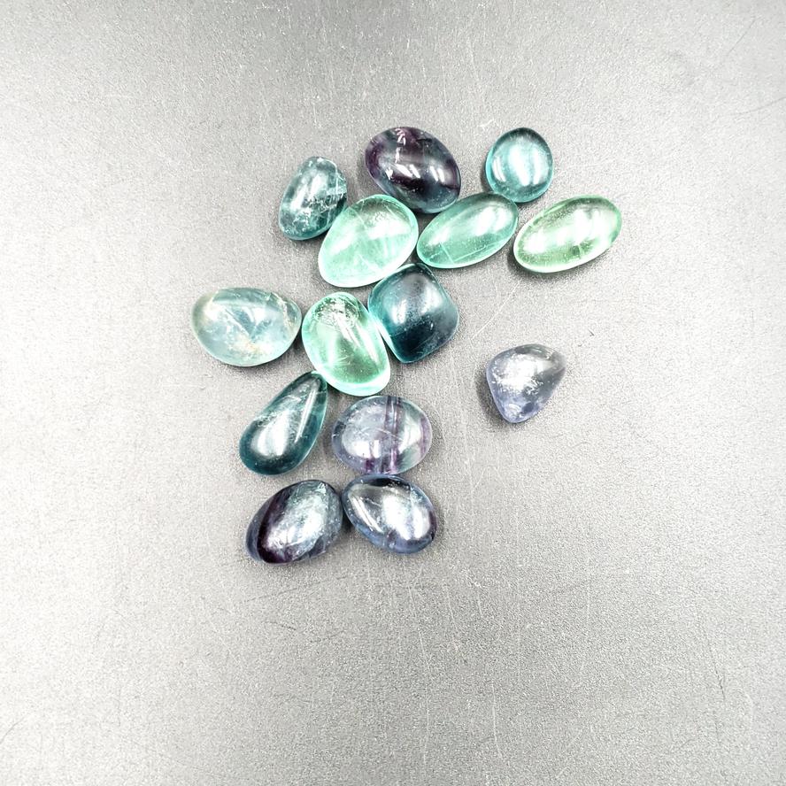 Rainbow Fluorite Tumbled Stone Small Pebble