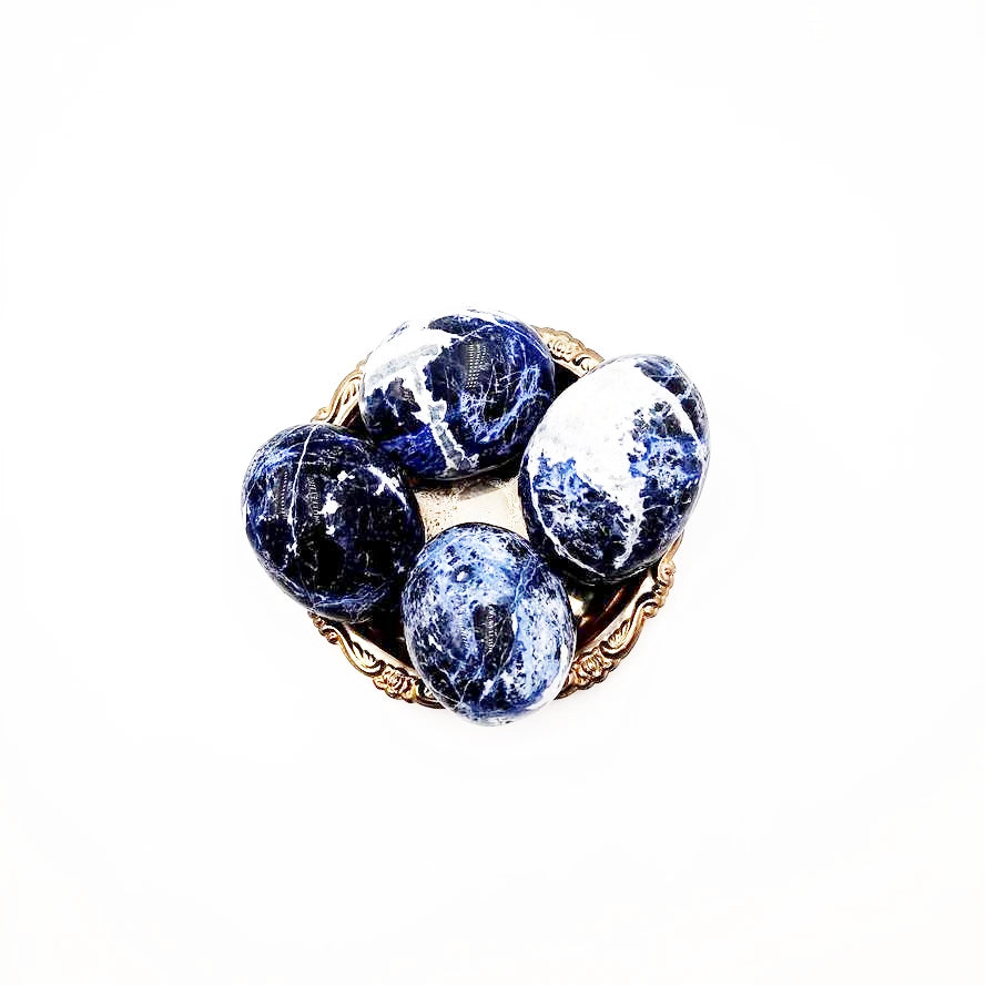 Sodalite Palm Stone Gallet - Elevated Metaphysical