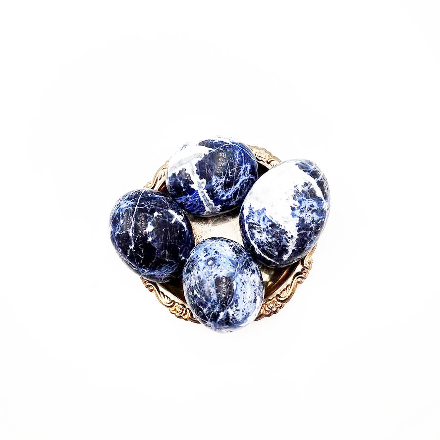 Sodalite Palm Stone Gallet - Elevated Metaphysical