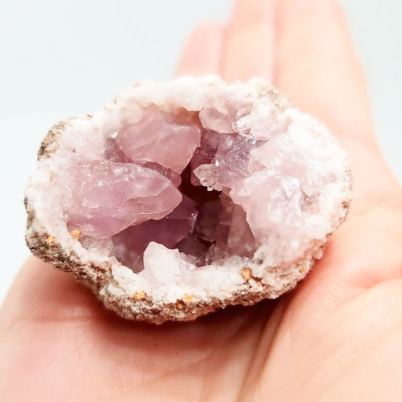 Pink Amethyst Palm Geode Free Form "L" - Elevated Metaphysical
