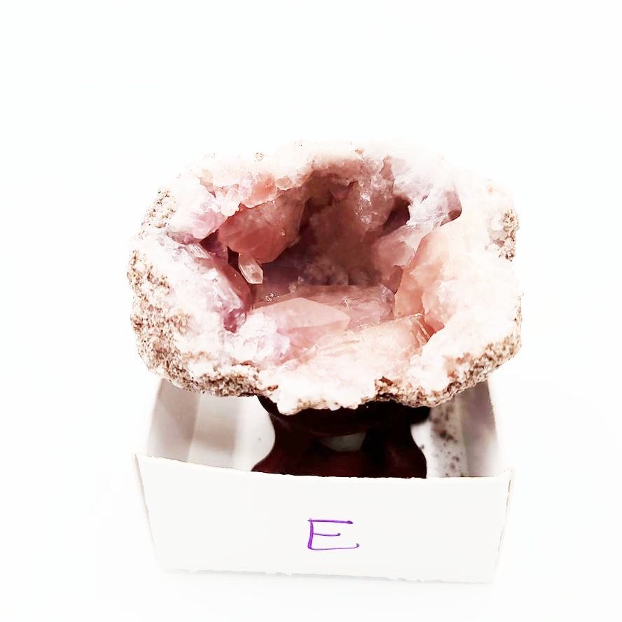 Pink Amethyst Palm Geode Free Form "L" - Elevated Metaphysical