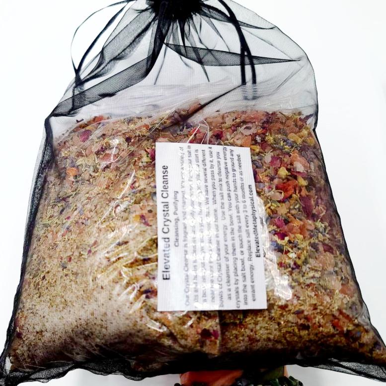 Elevated Crystal Cleanse &Herbal Salt Bath