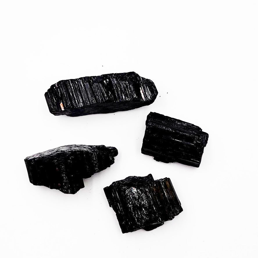 Black Tourmaline Rough Stone High Quality
