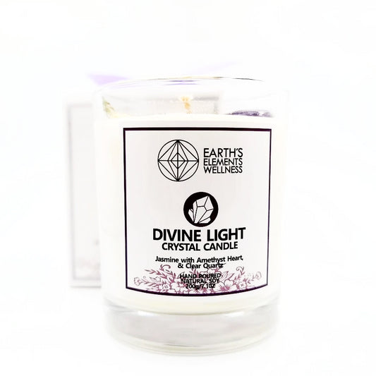 Divine Light Crystal Candle Scented 7.1oz 200g