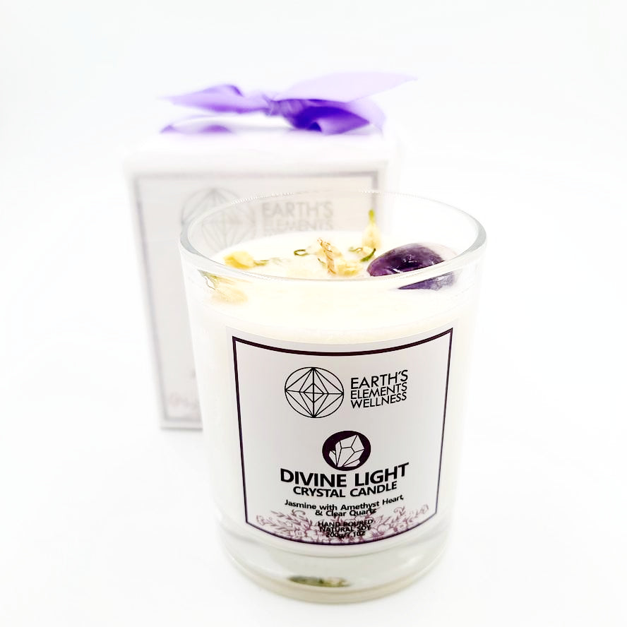 Divine Light Crystal Candle Scented 7.1oz 200g