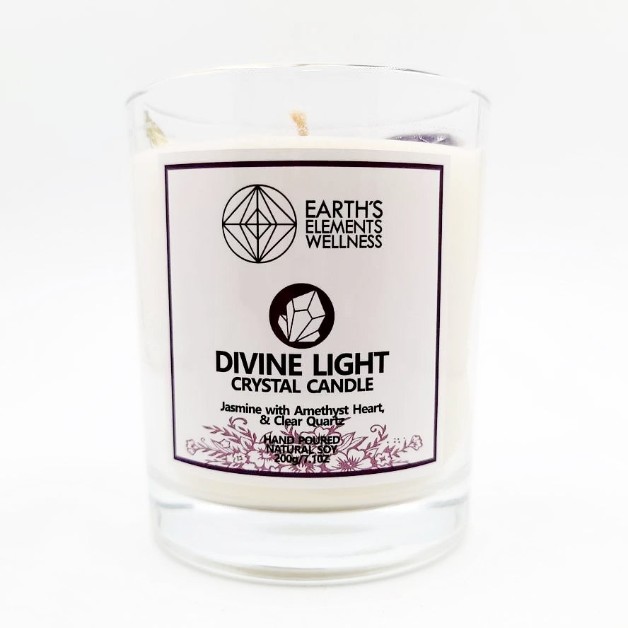 Divine Light Crystal Candle Scented 7.1oz 200g