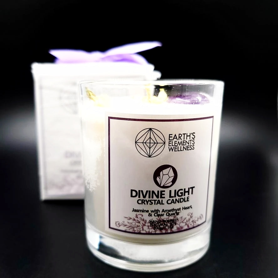 Divine Light Crystal Candle Scented 7.1oz 200g