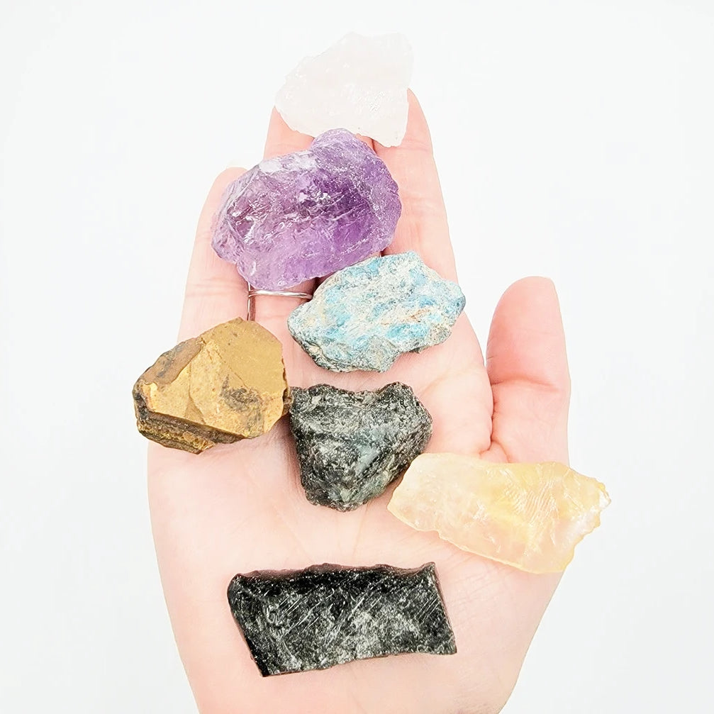 Balance Me Bruja Chakra Rough Stone Set - Elevated Metaphysical