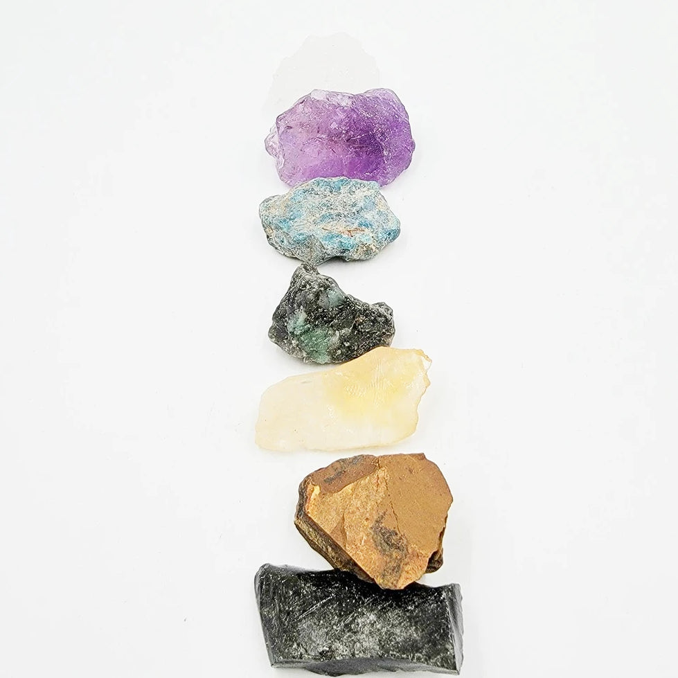 Balance Me Bruja Chakra Rough Stone Set - Elevated Metaphysical