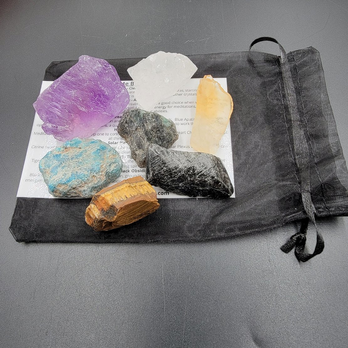 Balance Me Bruja Chakra Rough Stone Set - Elevated Metaphysical