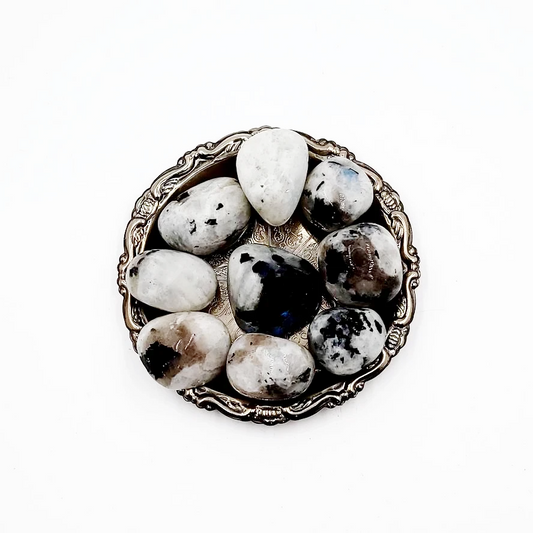 Rainbow Moonstone Tumbled Stone - Elevated Metaphysical