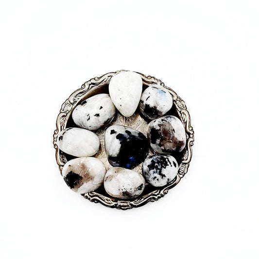Rainbow Moonstone Tumbled Stone - Elevated Metaphysical