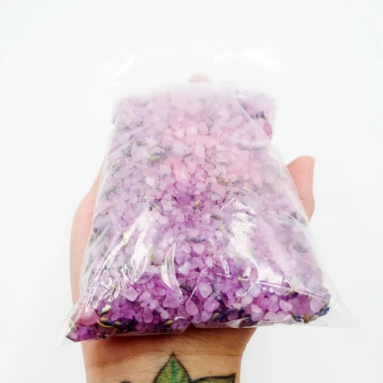 Lavender Squared Bath Salt Mix