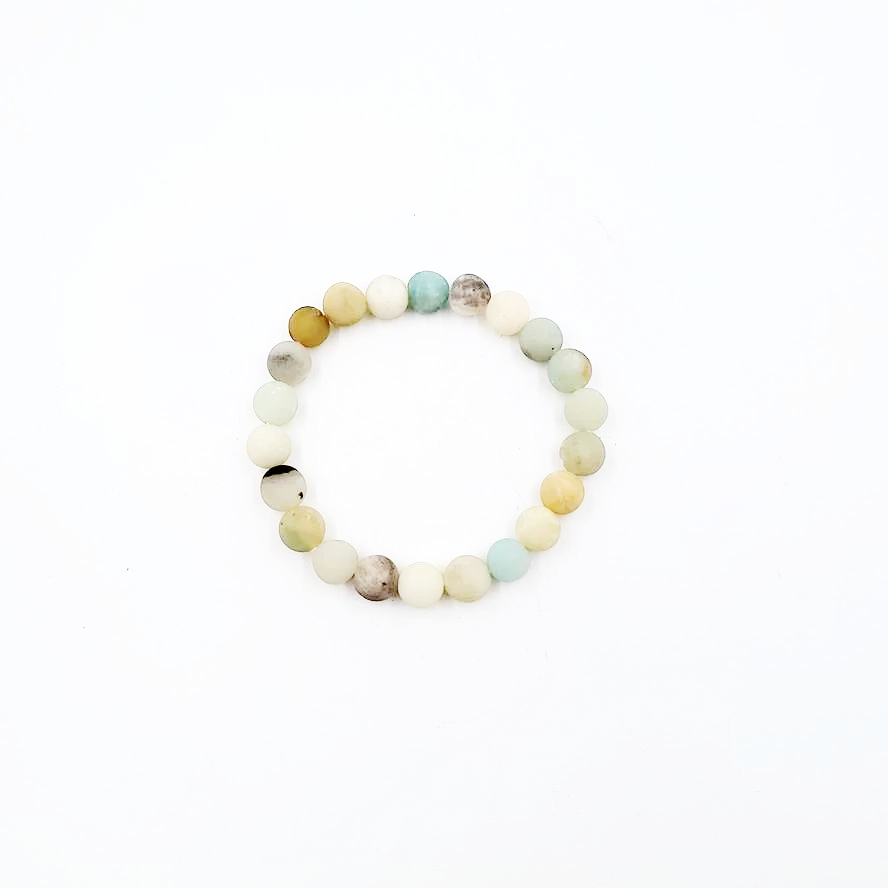 Amazonite Bead Bracelet 8mm - Elevated Metaphysical