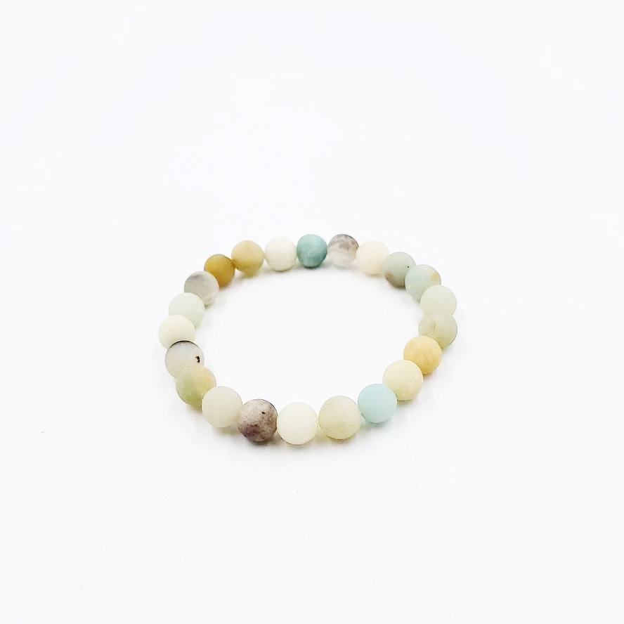 Amazonite Bead Bracelet 8mm - Elevated Metaphysical