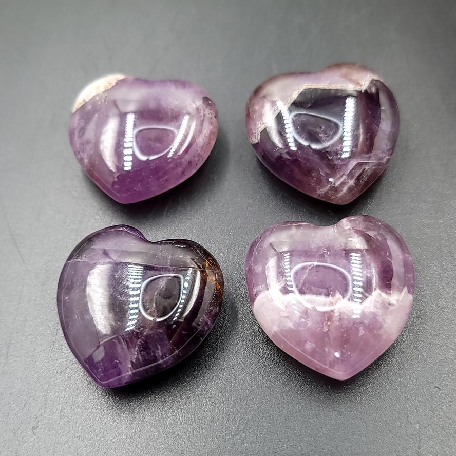 Auralite-23 Heart Stone Auralite Heart