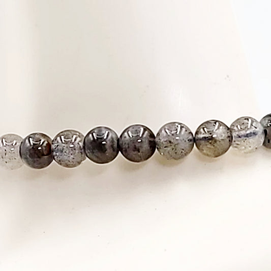Labradorite Bead Bracelet 6mm - Elevated Metaphysical
