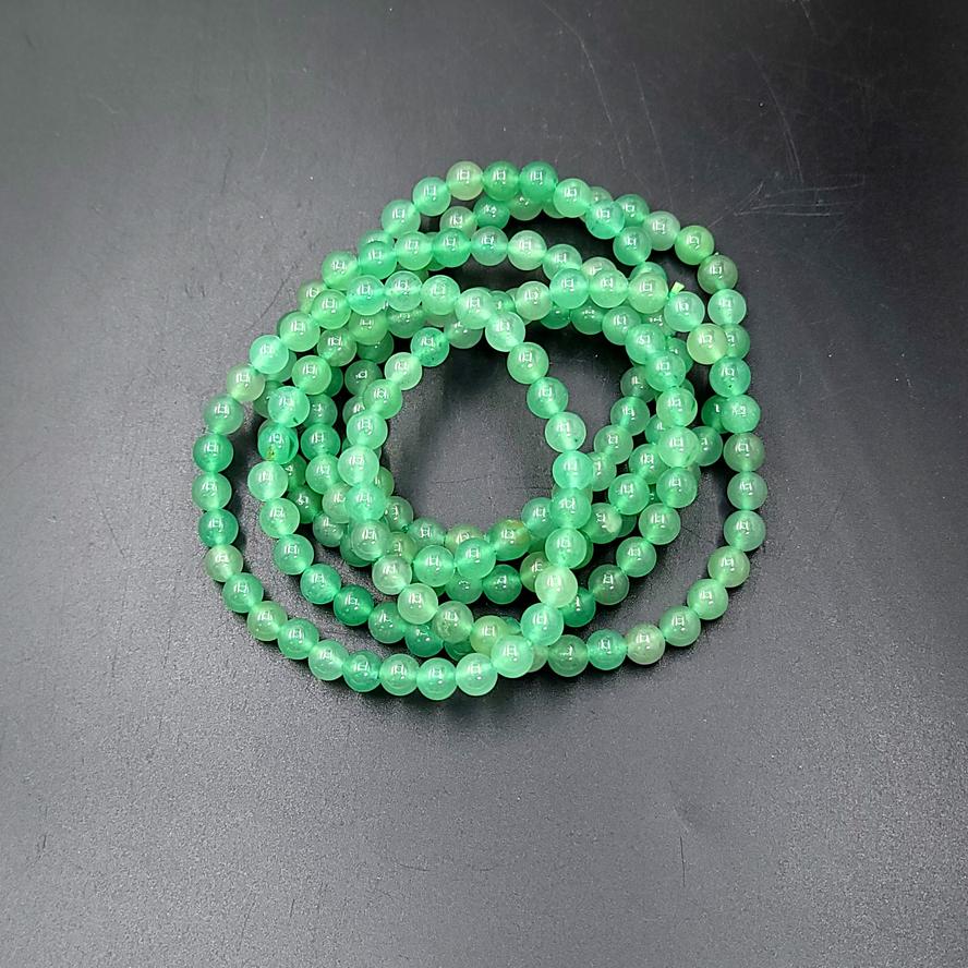 Green Aventurine Bead Bracelet 6mm - Elevated Metaphysical