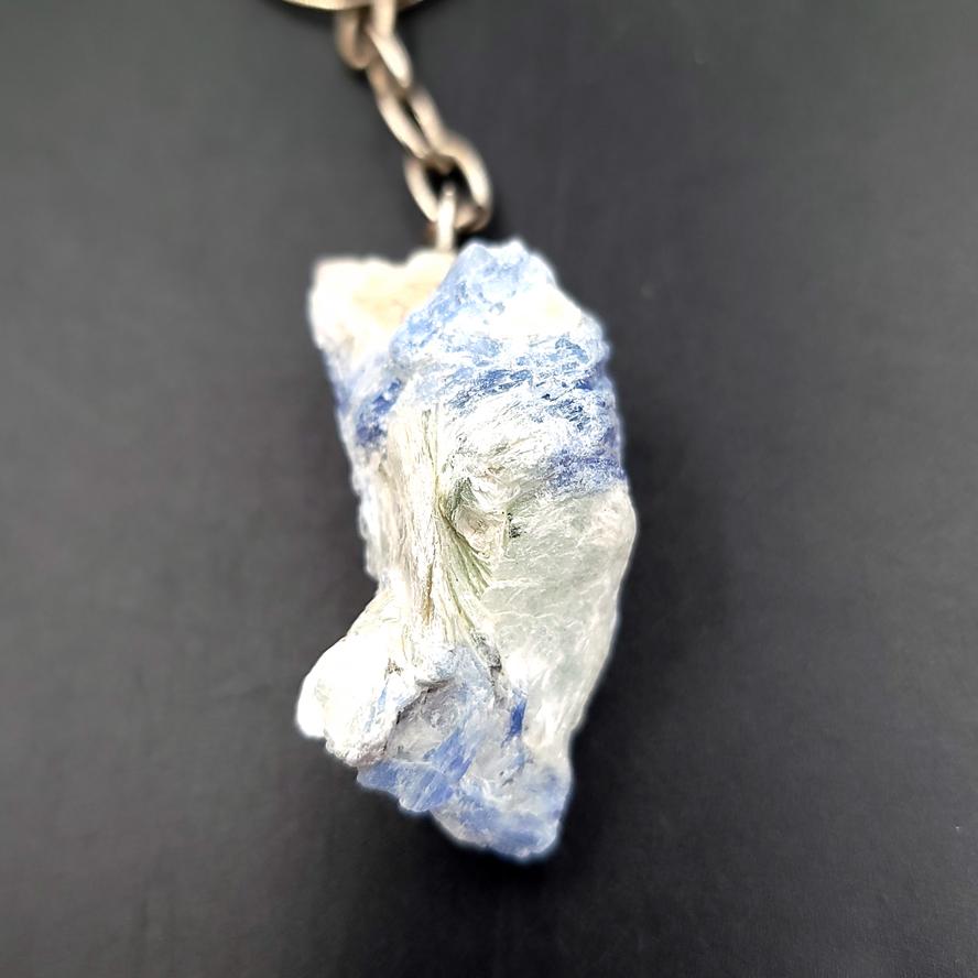 Blue Kyanite Keychain Rough Blade - Elevated Metaphysical