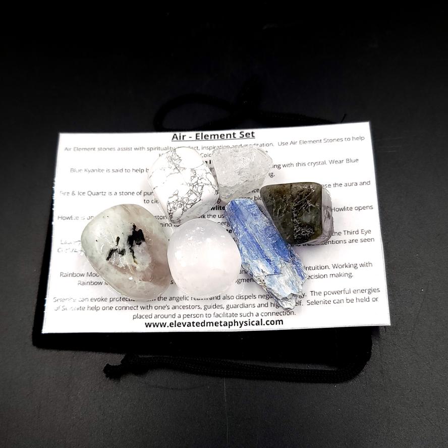 Air - Element Stone Set - Elevated Metaphysical