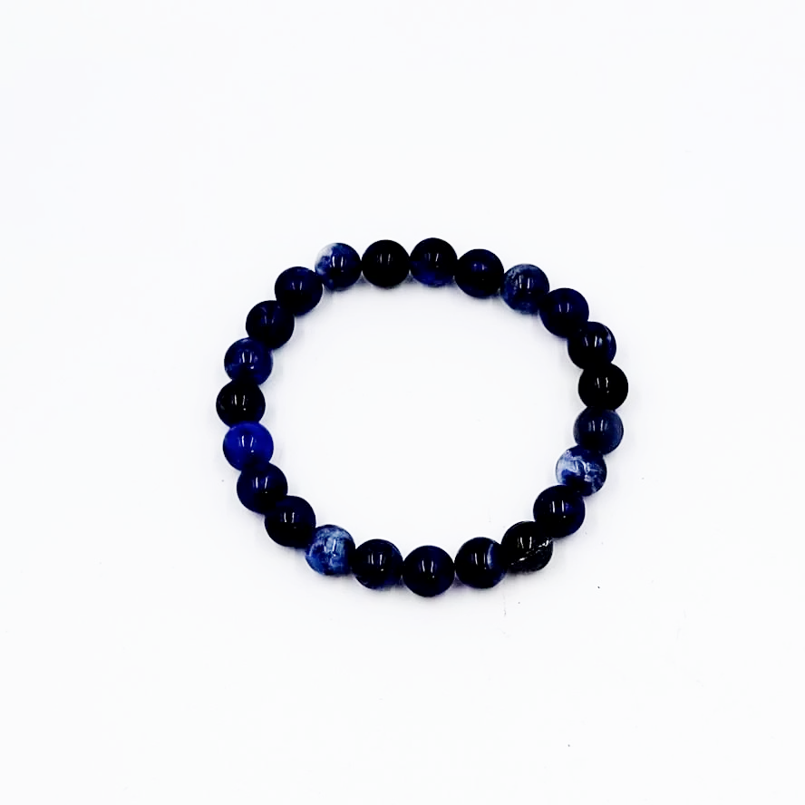 Sodalite Bead Bracelet 8mm