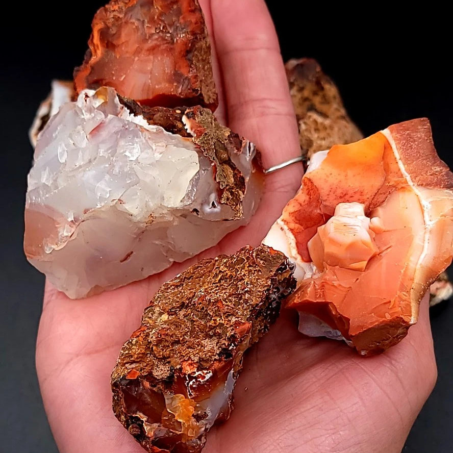 Carnelian Rough Stone - Elevated Metaphysical