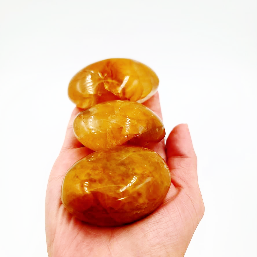 Golden Healer Palm Stone Gallet - Elevated Metaphysical