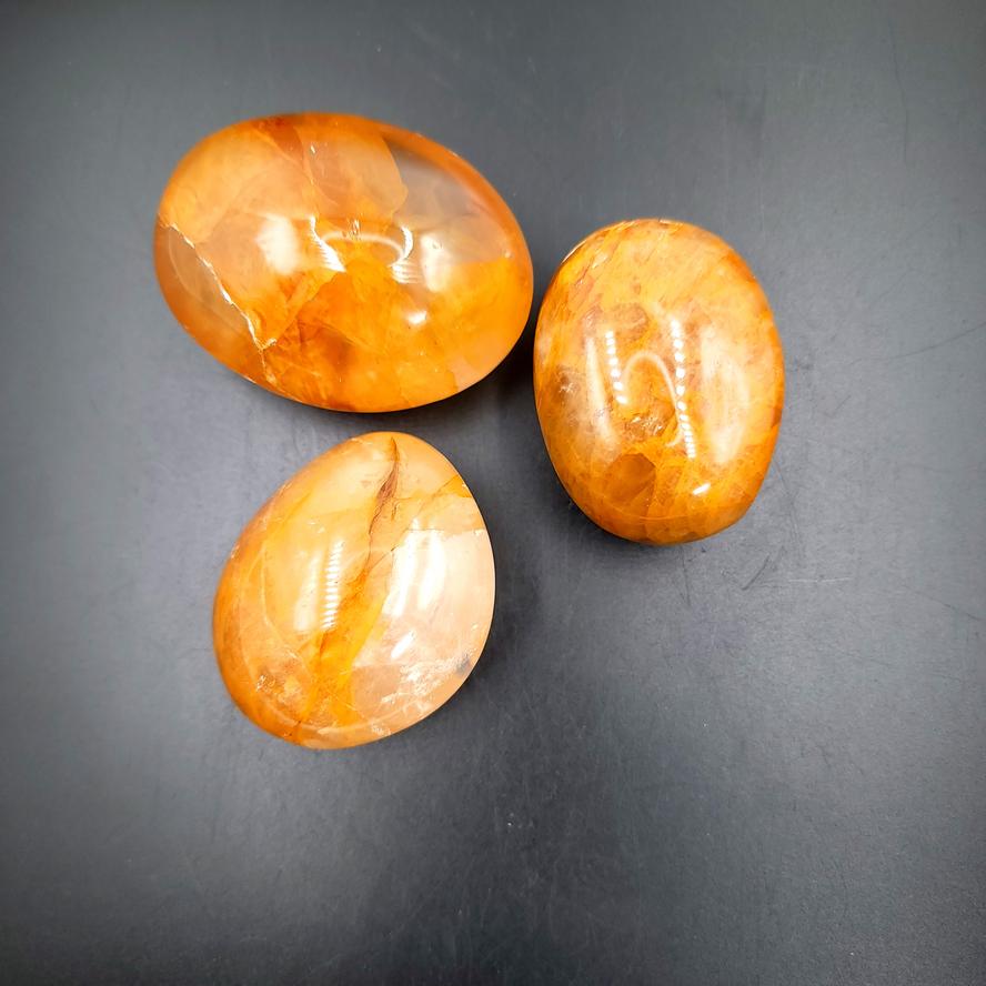 Golden Healer Palm Stone Gallet - Elevated Metaphysical