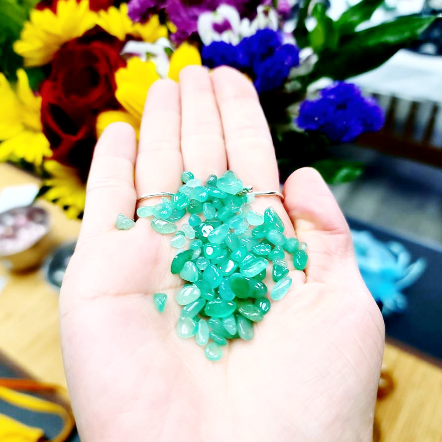 Green Aventurine Chips - Elevated Metaphysical