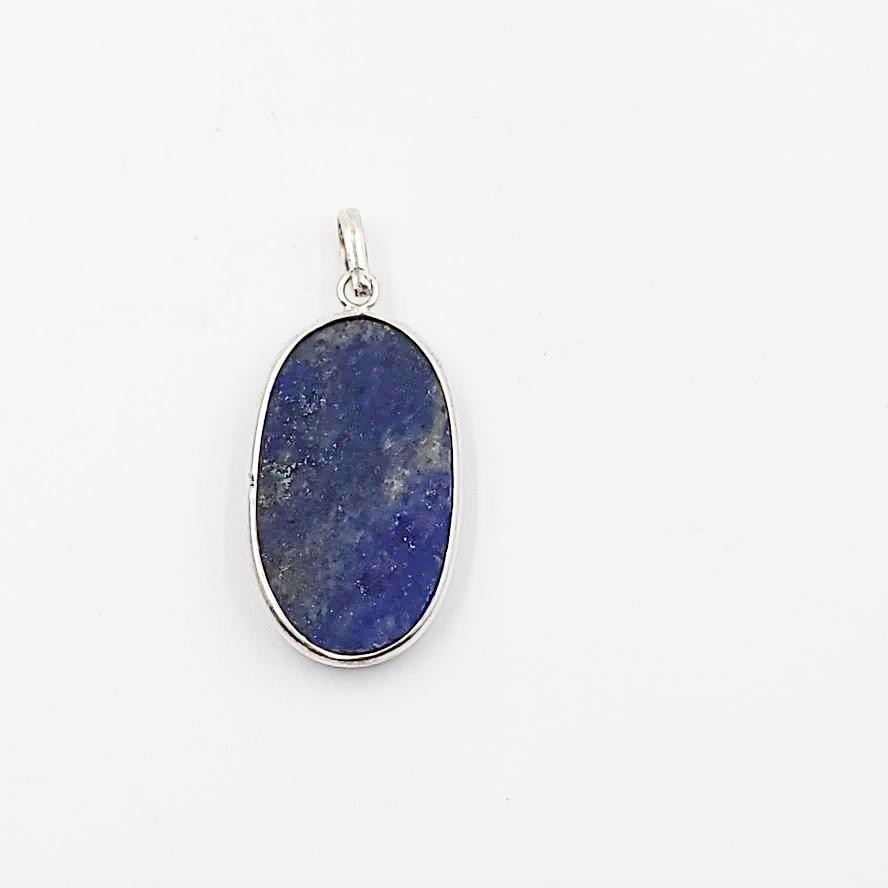 Lapis Lazuli Pendant Sterling Silver - Elevated Metaphysical