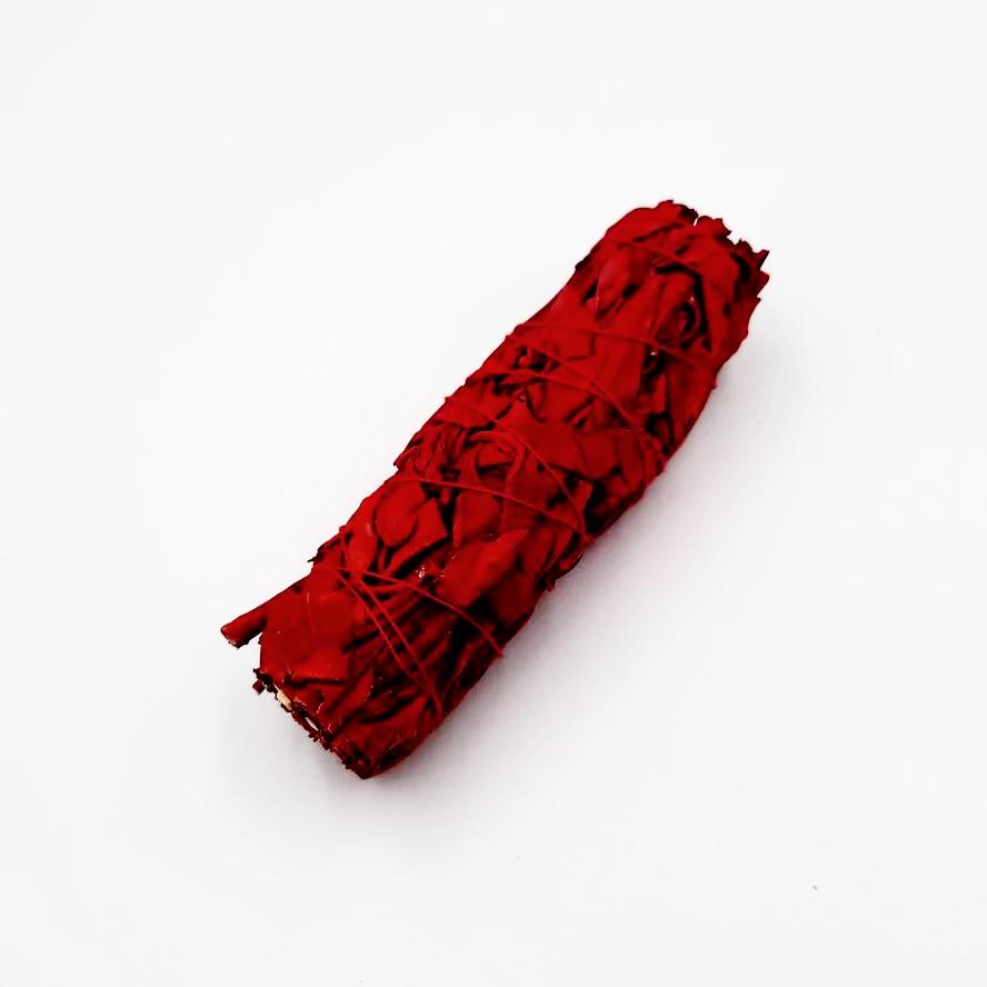 Dragon's Blood Sage Smudge Stick Wand 4" - Elevated Metaphysical