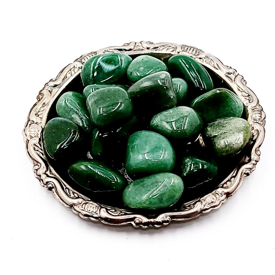 Green Aventurine Tumbled Stone - Elevated Metaphysical