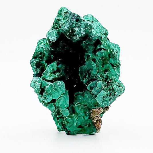 Malachite Cluster Silk Malachite Specimen Velvet  90 mm 9.3oz