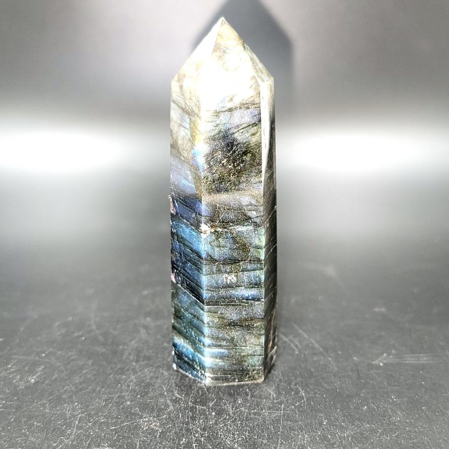 Labradorite Tower Blue/Gold Labradorite