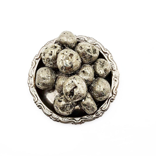 Pyrite Tumbled Stone High Quality - Elevated Metaphysical