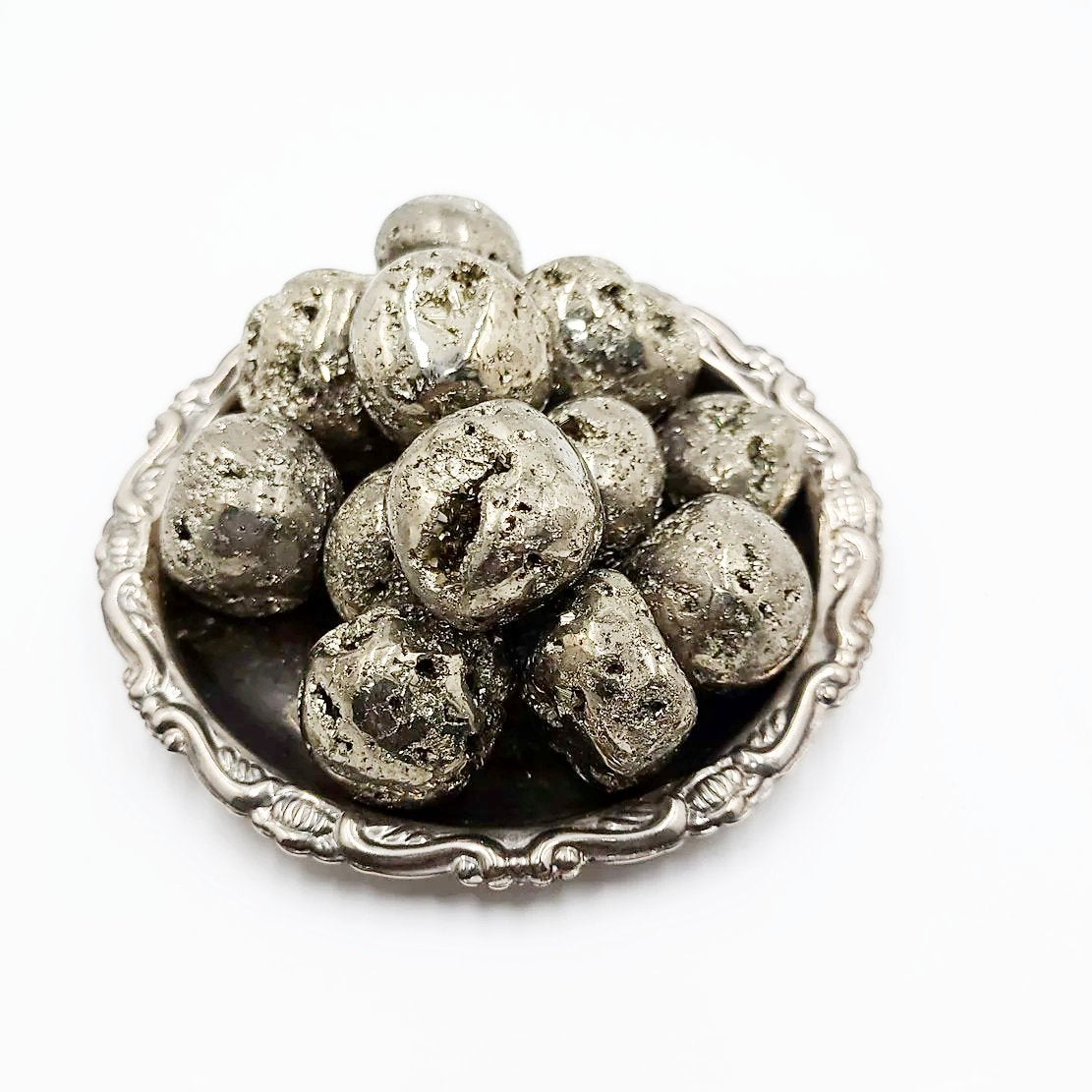 Pyrite Tumbled Stone High Quality - Elevated Metaphysical