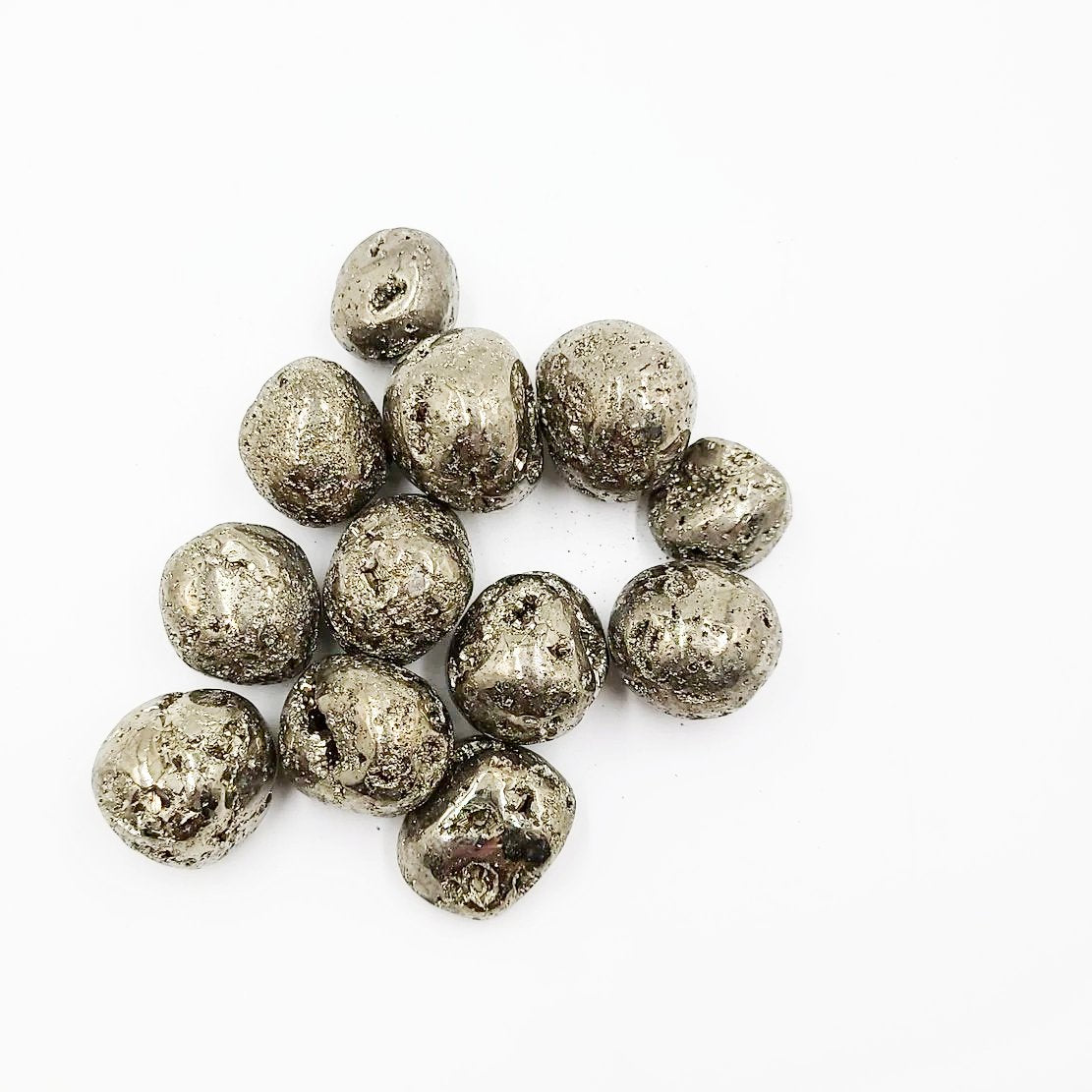 Pyrite Tumbled Stone High Quality - Elevated Metaphysical
